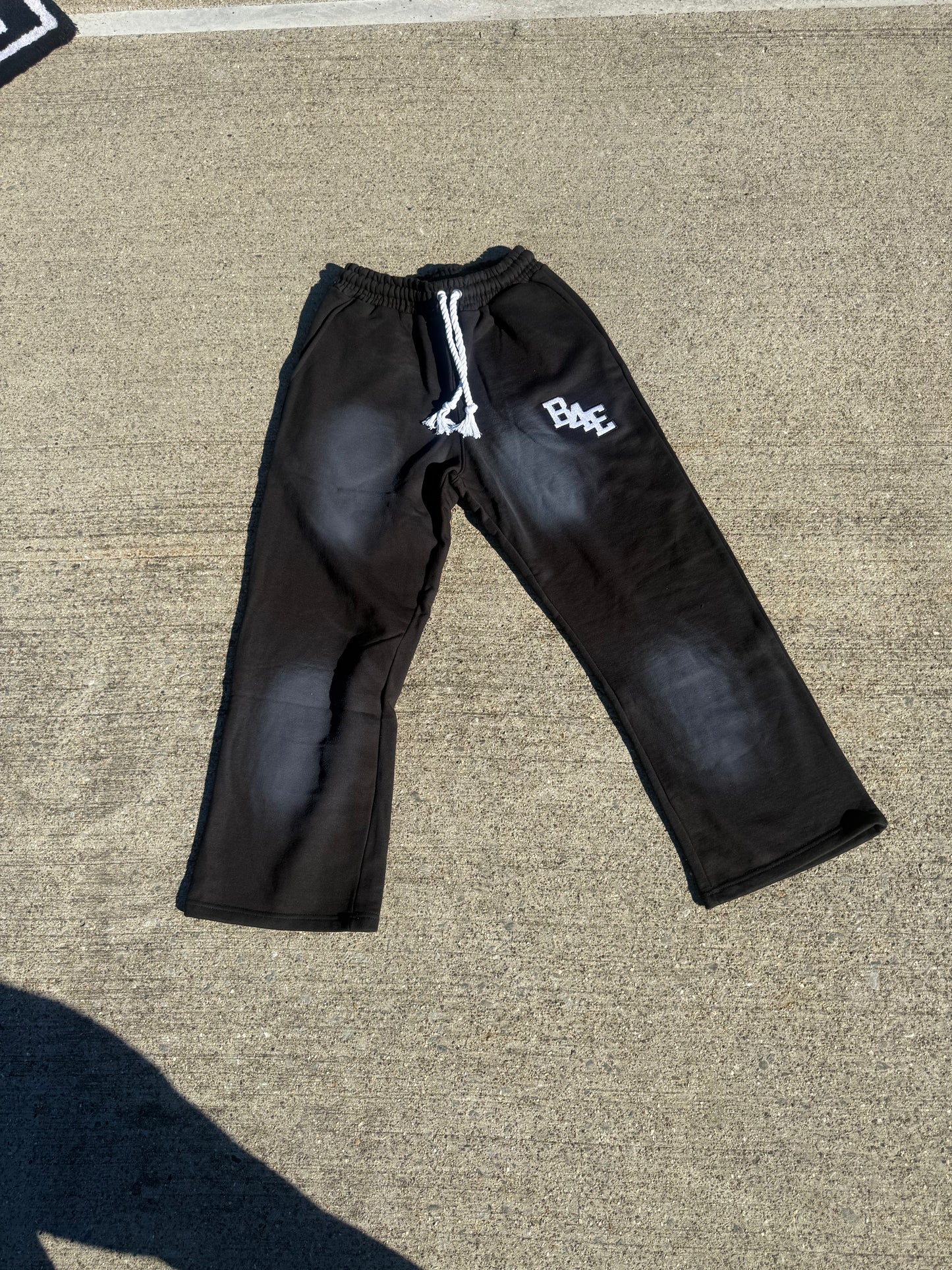 B4E FLARE PANT — BLACKOUT