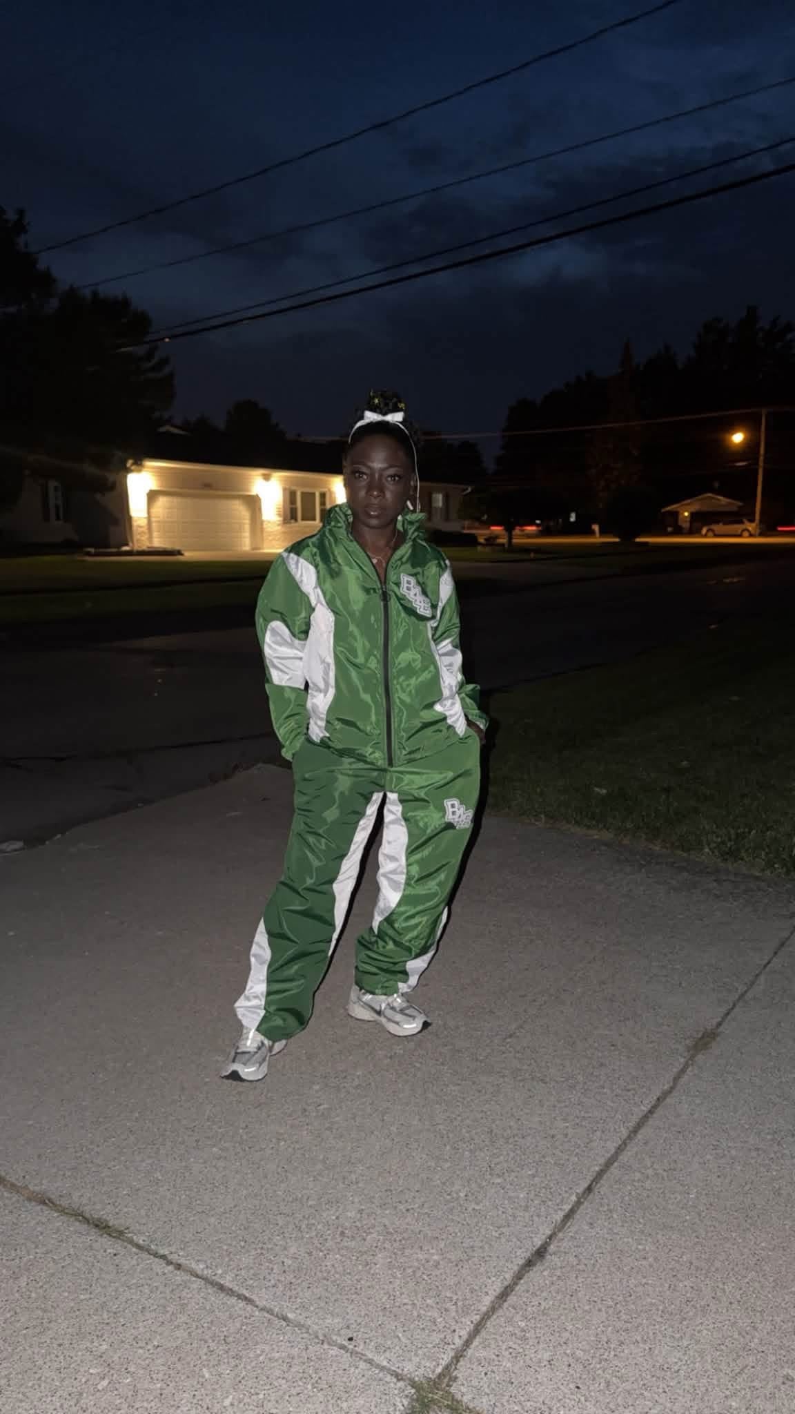 B4E TRACK PANT — FOREST