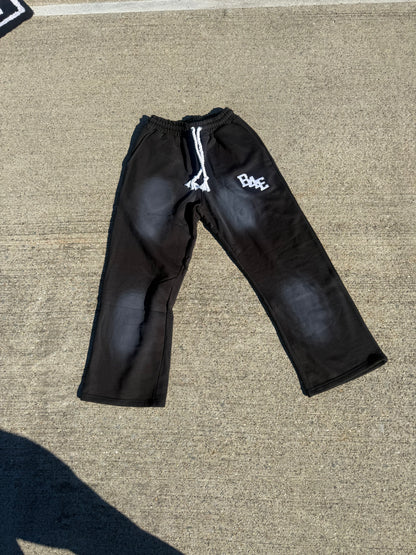B4E FLARE PANT — BLACKOUT