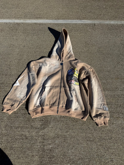 DUNE PATCH ZIP-UP — SAND