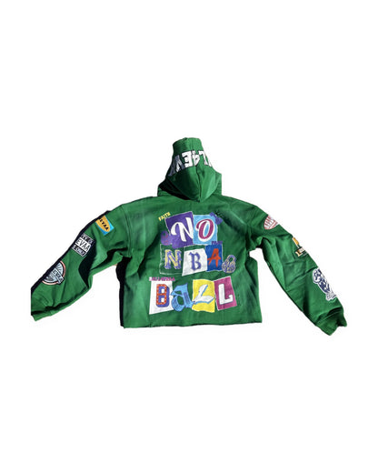 NO NBA BALL ZIP-UP — COURT GREEN