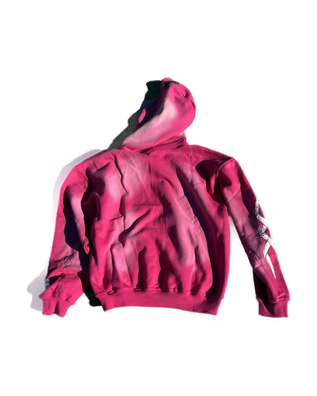 ROSE PATCH ZIP-UP — PINK